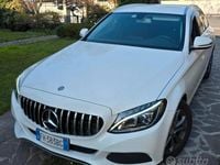 Usata Mercedes C220 Exclusive 170 CV (125 kW) 2017 Bianco Station wagon