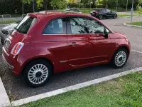 Usado Fiat 500 69 CV (50 kW) 2010 Rojo Berlina