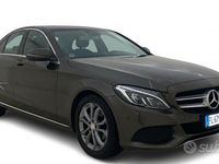 Usata Mercedes C200 136 CV (100 kW) 2017 Marrone Berlina