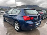 Usata BMW 116 110 CV (80 kW) 2018 Blu Utilitaria