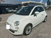 Usata Fiat 500 Lounge 69 CV (50 kW) 2009 Bianco Cabrio