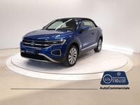 Usata VW T-Roc Cabriolet Style 110 CV (80 kW) 2022 Blu Cabrio