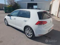 Usata VW Golf VII Highline 110 CV (80 kW) 2016 Bianco Berlina