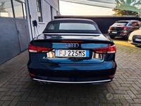 Usata Audi A3 Cabriolet Sport 150 CV (110 kW) 2017 Blu Cabrio
