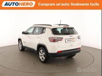 Usata Jeep Compass Longitude 120 CV (88 kW) 2019 Bianco SUV