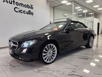 Usata Mercedes E220 Premium Plus 194 CV (142 kW) 2019 Nero Cabrio