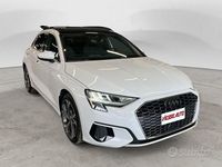 Usata Audi A3 Advanced 150 CV (110 kW) 2021 Bianco Berlina