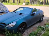 Usata Mercedes SLK200 184 CV (135 kW) 2009 Verde Cabrio