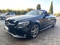 Usata Mercedes C200 Premium 184 CV (135 kW) 2017 Nero Cabrio