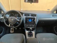 Usata VW Golf VII 110 CV (80 kW) 2013 Bianco Berlina