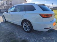 Usata Seat Leon 110 CV (80 kW) 2018 Bianco Station wagon
