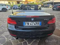 Usata BMW 218 Sport Line 150 CV (110 kW) 2018 Nero Cabrio