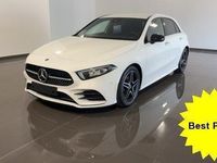 Usata Mercedes A180 AMG line 136 CV (100 kW) 2022 Bianco pastello Utilitaria