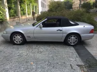 Usata Mercedes SL320 231 CV (169 kW) 1997 Argento Cabrio
