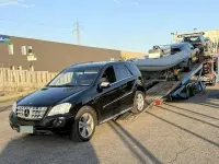 Usata Mercedes ML350 211 CV (155 kW) 2010 Nero SUV