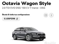 Usata Skoda Octavia Style 150 CV (110 kW) 2024 Grigio Station wagon