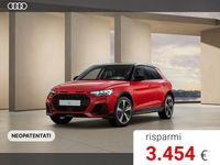 Nuova Audi A1 Design 116 CV (85 kW) 2025 Bianco ghiacciaio metallizzato nero mito Utilitaria