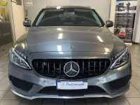 Usata Mercedes C220 Premium 170 CV (125 kW) 2018 Grigio selenite Station wagon