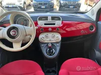 Usata Fiat 500 Pop 69 CV (50 kW) 2009 Rosso Cabrio