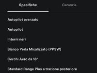 Usata Tesla Model 3 Standard Range 208 kW (283 CV) 2021 Bianco Berlina