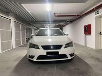 Usata Seat Leon Style 105 CV (77 kW) 2013 Bianco Berlina