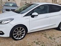 Usata Ford Fiesta Vignale 120 CV (88 kW) 2018 Bianco Utilitaria