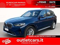 Usata BMW X3 Comfort Edition 184 CV (135 kW) 2022 Blu metallizzato SUV