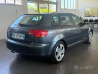 Usata Audi A3 Sportback Ambition 140 CV (102 kW) 2007 Grigio Utilitaria