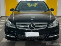 Usata Mercedes C200 Avantgarde 136 CV (100 kW) 2012 Nero Station wagon