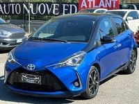 Usata Toyota Yaris Hybrid Style 73 CV (53 kW) 2018 Blu Berlina