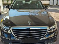 Usata Mercedes E220 Exclusive 194 CV (142 kW) 2019 Nero Berlina
