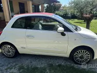 Usata Fiat 500 69 CV (50 kW) 2016 Bianco Cabrio