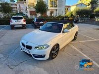 Usata BMW 218 Sport Line 150 CV (110 kW) 2016 Bianco Cabrio