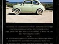 Usata Fiat 500 18 CV (13 kW) 1968 Verde Berlina