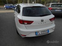 Usata Seat Leon ST Business 110 CV (80 kW) 2017 Bianco Station wagon
