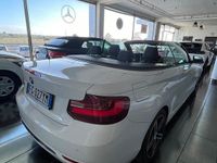 Usata BMW 218 M Sport 2017 Bianco Cabrio
