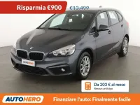 Usata BMW 218 Active Tourer Advantage 150 CV (110 kW) 2017 Grigio Monovolume