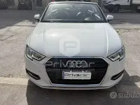 Usata Audi A3 Cabriolet Design 116 CV (85 kW) 2018 Bianco Cabrio