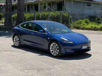 Usata Tesla Model 3 Standard Range 88 kW (120 CV) 2020 Blue oceano metallizzato Berlina