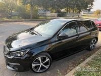 Usata Peugeot 308 GT-line 131 CV (96 kW) 2017 Nero Berlina