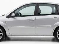 Usata Ford Fiesta Titanium 80 CV (58 kW) 2007 Argento Utilitaria