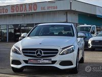 Usata Mercedes C180 Executive 116 CV (85 kW) 2017 Bianco Berlina