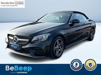 Usata Mercedes C220 Premium 194 CV (142 kW) 2021 Nero Cabrio