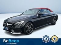 Usata Mercedes C220 Premium 169 CV (124 kW) 2018 Nero Cabrio