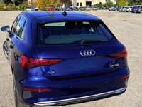 Usata Audi A3 Advanced 150 CV (110 kW) 2021 Blu/azzurro Berlina