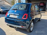 Usata Fiat 500 Lounge 69 CV (50 kW) 2018 Blu Utilitaria