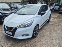 Usata Nissan Micra Tekna 90 CV (66 kW) 2018 Bianco Utilitaria