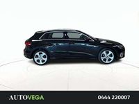 Usata Audi A3 Advanced 150 CV (110 kW) 2022 Nero pastello Berlina