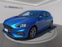 Usata Ford Focus ST-Line X 155 CV (114 kW) 2021 Desert island blue (metallizzato) Berlina