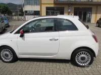 Usata Fiat 500 Lounge 75 CV (55 kW) 2007 Bianco Utilitaria